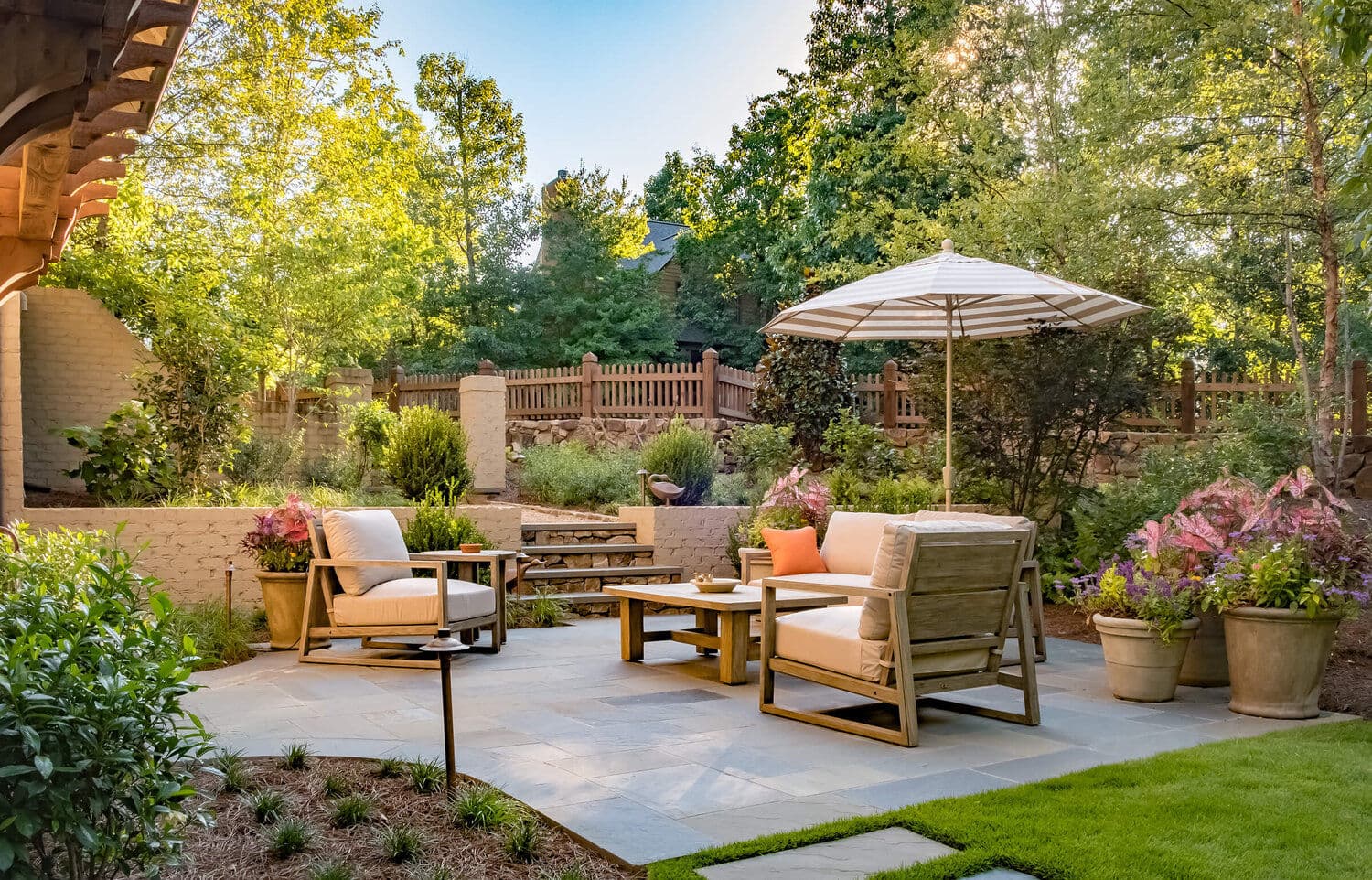 Gallery photos for From Ordinary to Elegant: A Roswell Courtyard Brought To Life: Image #1